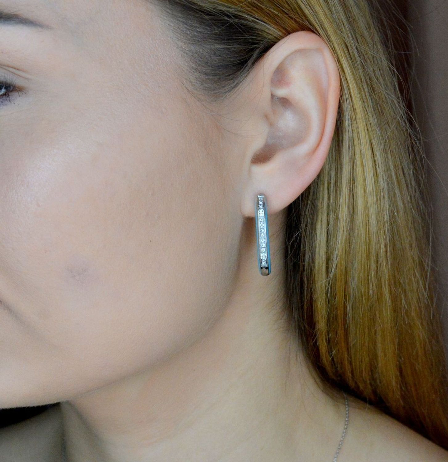 Kolczyki Nomination z błękitną emalią Italy Drusilla 028708 028. Kolczyki z niebieską emalią.jpg